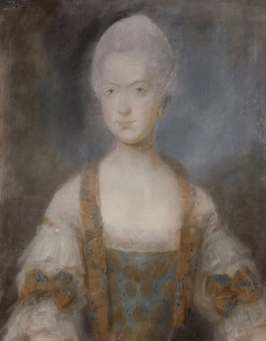 {{ product_title }} Fine Art Print | {{ product_vendor }} Jakero77 Joseph Ducreux - Archduchess Maria Amalia of Austria (1769) - 17" x 22" Art Print Art Print  Jakero77