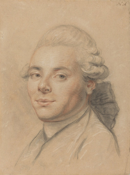 {{ product_title }} Fine Art Print | {{ product_vendor }} Jakero77 Joseph Ducreux - Head of a Genleman (1770-80) - 17" x 22" Fine Art Print Art Print  Jakero77