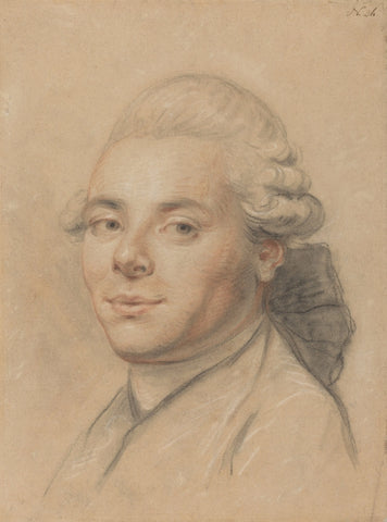 {{ product_title }} Fine Art Print | {{ product_vendor }} Jakero77 Joseph Ducreux - Head of a Genleman (1770-80) - 17" x 22" Fine Art Print Art Print  Jakero77