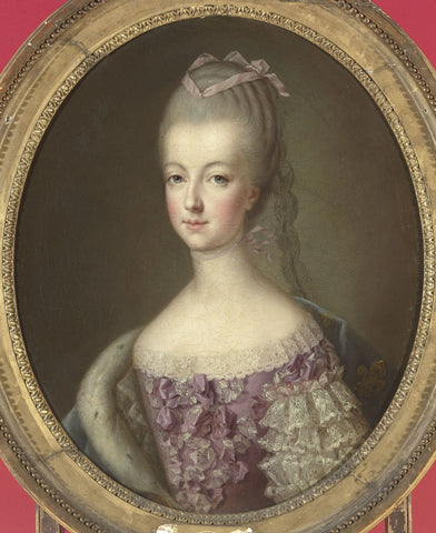 {{ product_title }} Fine Art Print | {{ product_vendor }} Jakero77 Joseph Ducreux - Marie Antoinette New Queen of France (1770) - 17" x 22" Art Print Art Print  Jakero77