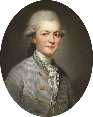 {{ product_title }} Fine Art Print | {{ product_vendor }} Jakero77 Joseph Ducreux - Portrait of Charles Joseph de Pallu 1790s - 17" x 22" Art Print Art Print  Jakero77