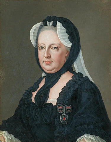 {{ product_title }} Fine Art Print | {{ product_vendor }} Jakero77 Joseph Ducreux - Portrait of Empress Maria Theresa 18th Century - 17"x22" Print Art Print  Jakero77