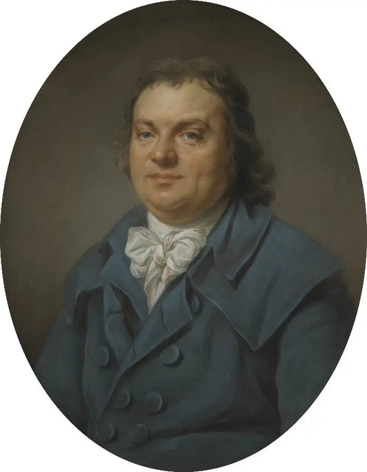 {{ product_title }} Fine Art Print | {{ product_vendor }} Jakero77 Joseph Ducreux - Portrait of Grammarian Jean Charles Thibault de Laveaux - 17"x22" Fine Art Print Art Print  Jakero77