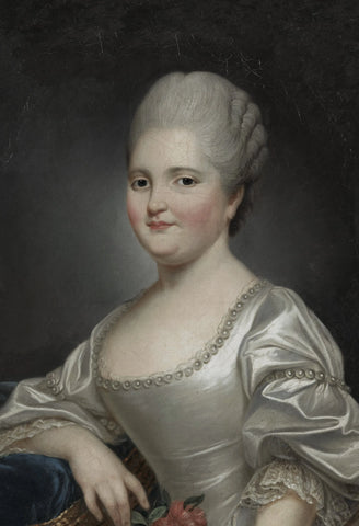 {{ product_title }} Fine Art Print | {{ product_vendor }} Jakero77 Joseph Ducreux - Portrait of Marie Clotilde of France (1773) - 17" x 22" Art Print Art Print  Jakero77