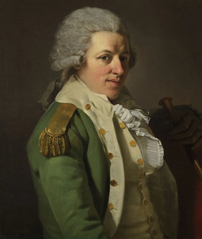 {{ product_title }} Fine Art Print | {{ product_vendor }} Jakero77 Joseph Ducreux - Portrait of an Aristocrat in Uniform (1785-90) - 17" x 22" Print Art Print  Jakero77