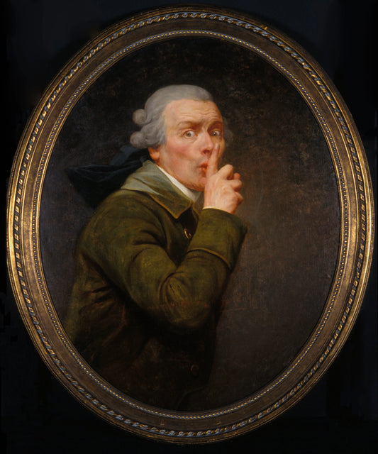 {{ product_title }} Fine Art Print | {{ product_vendor }} Jakero77 Joseph Ducreux - Self Portrait Le Discret (1790) - 17" x 22" Fine Art Print Art Print  Jakero77