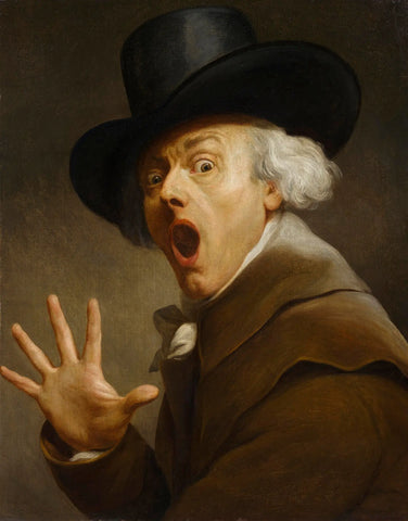 {{ product_title }} Fine Art Print | {{ product_vendor }} Jakero77 Joseph Ducreux - The Surprise in Terror (1790) - 17" x 22" Fine Art Print Art Print  Jakero77