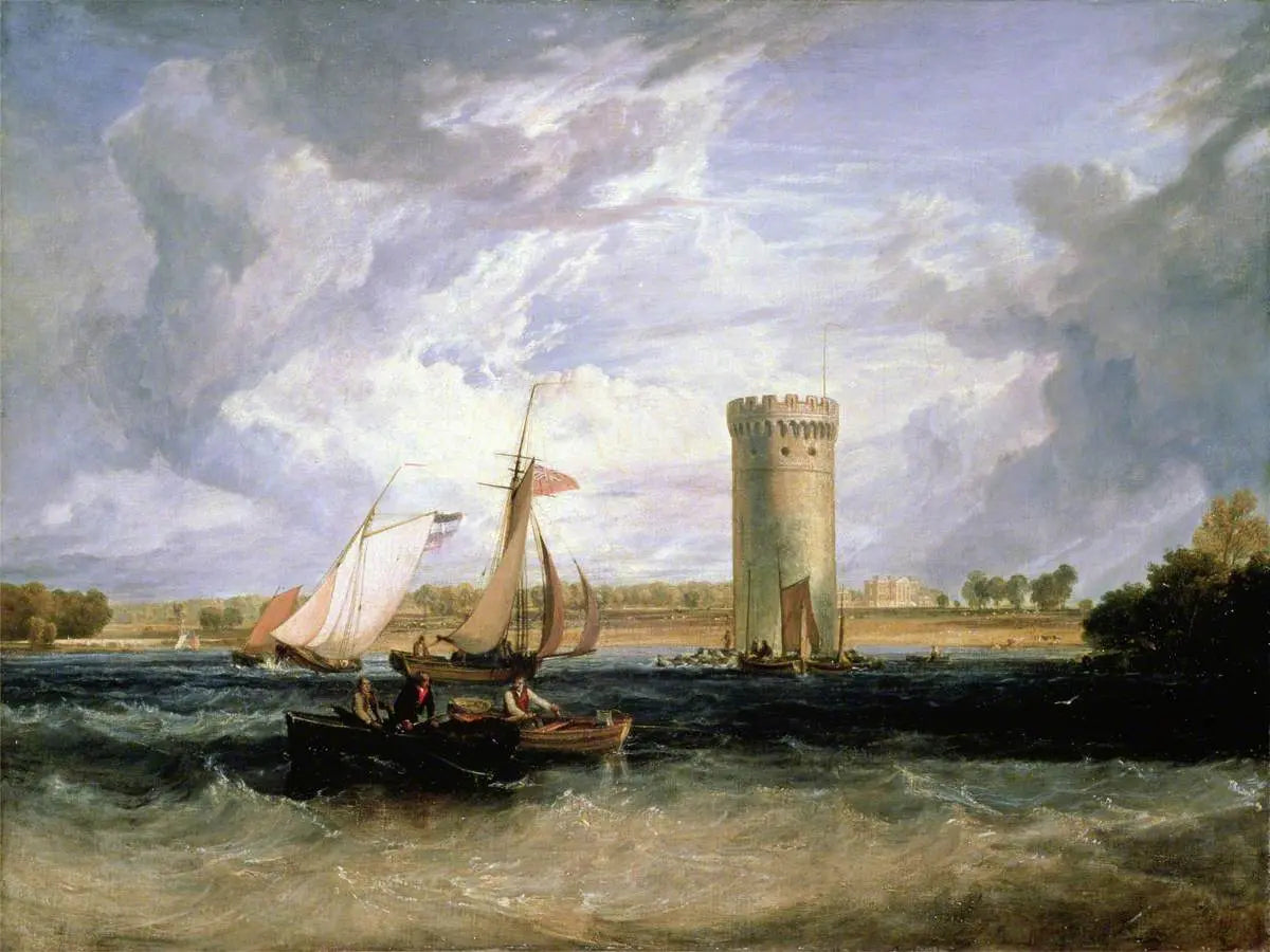 {{ product_title }} Fine Art Print | {{ product_vendor }} Jakero77 Joseph Mallord William Turner - Windy Day (1800s) - 17" x 22" Fine Art Print Art Print  Jakero77