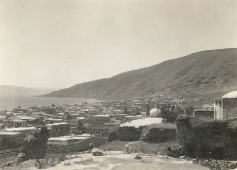 {{ product_title }} Fine Art Print | {{ product_vendor }} Jakero77 Karl Gröber - Israel, Tiberias on the Sea of Galilee (1926) - 17"x22" Art Print Art Print  Jakero77