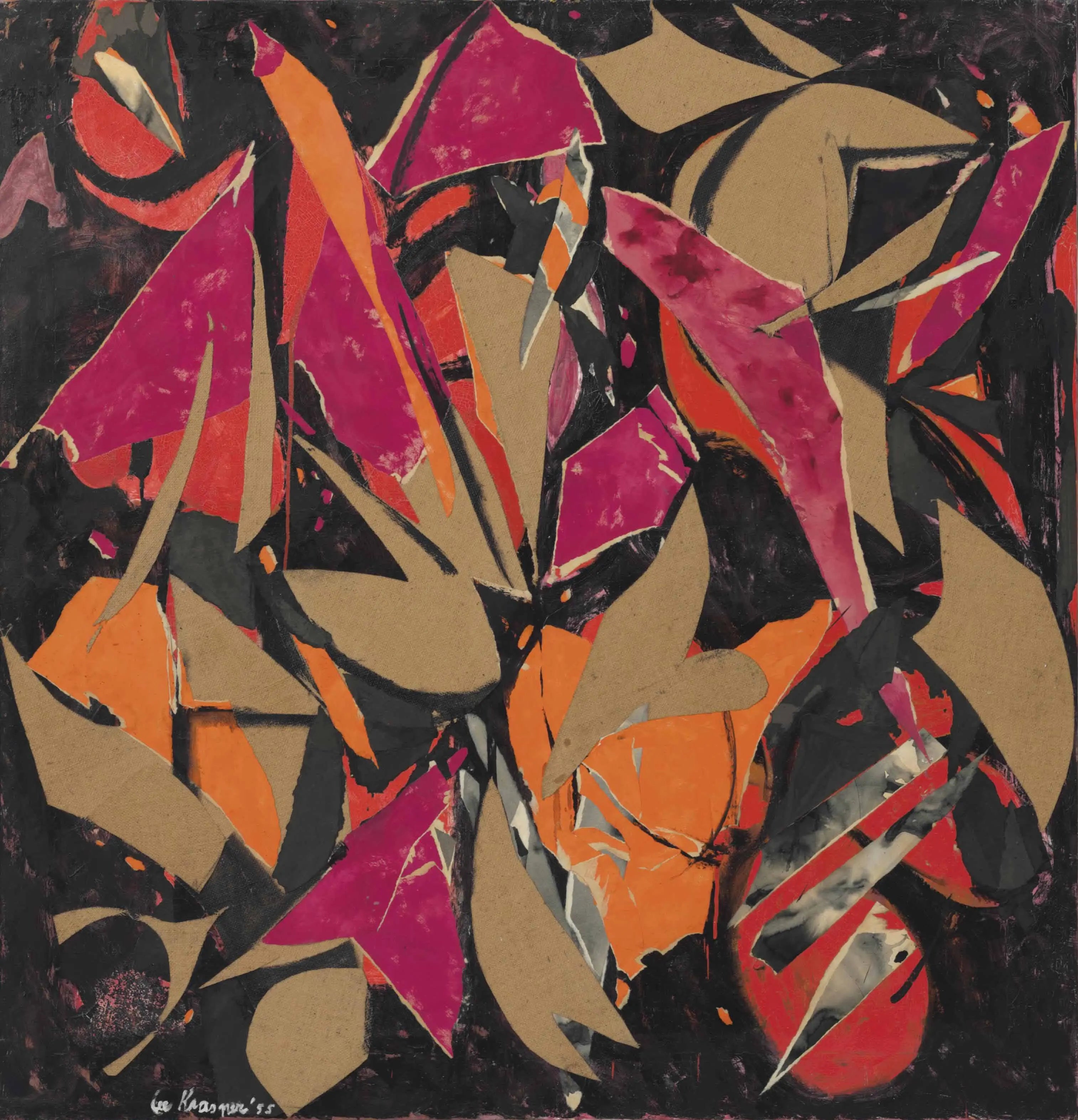 {{ product_title }} Fine Art Print | {{ product_vendor }} Jakero77 Lee Krasner - Bird Talk (1955) Abstract Expressionism - 17" x 22" Fine Art Print Art Print  Jakero77