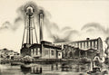{{ product_title }} Fine Art Print | {{ product_vendor }} Jakero77 Louis Lozowick - Konmar Products, Bayonne, New Jersey (1937) - 17" x 22" Art Print Art Print  Jakero77