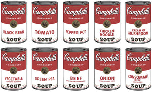 Andy Warhol 1984 Signed Campbell's Soup Cans - "17 x 22" Fine Art Print