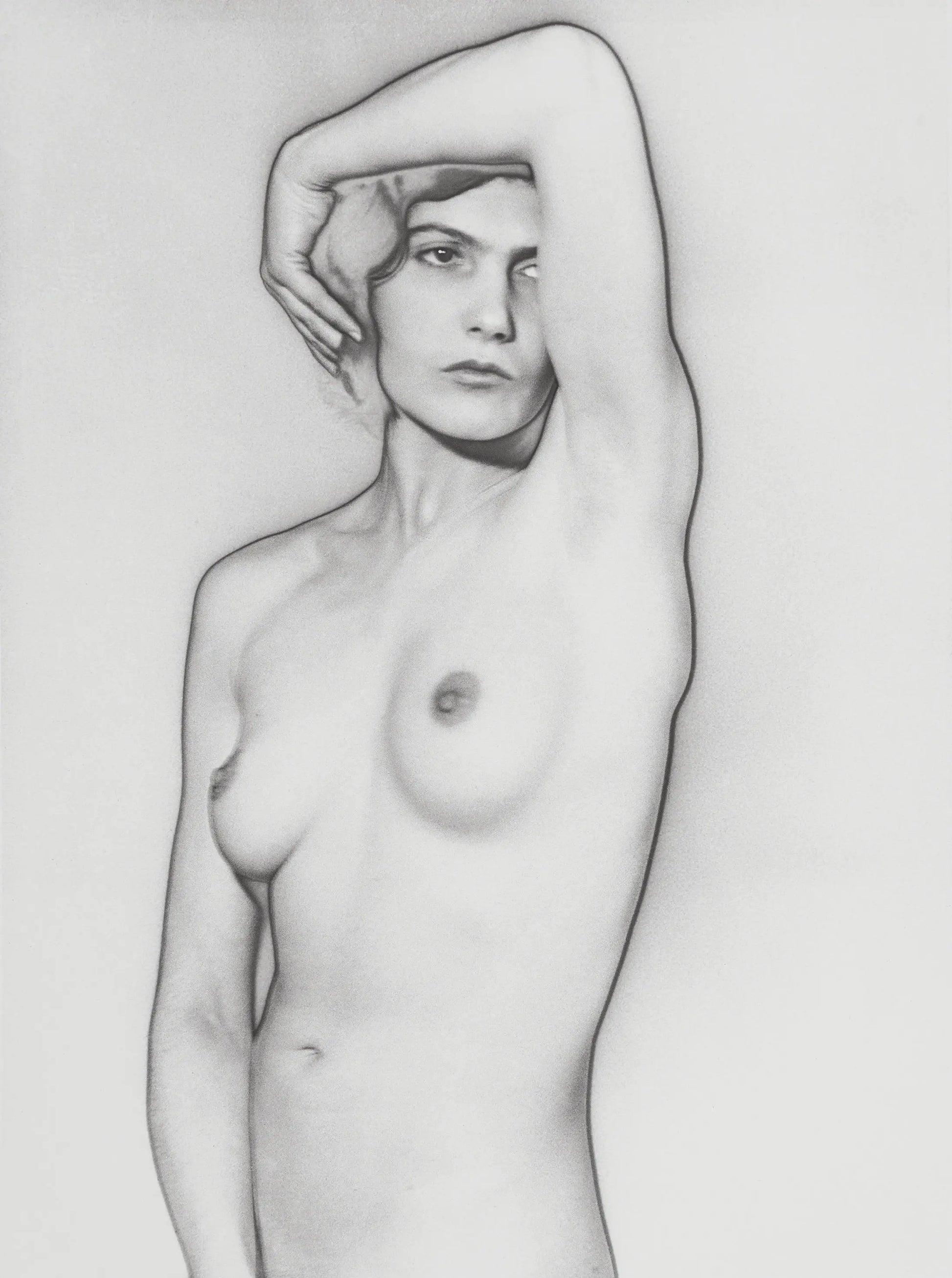 {{ product_title }} Fine Art Print | {{ product_vendor }} Jakero77 Man Ray - Natasha, Solarized Nude Female (1931) - 17" x 22" Fine Art Print Art Print  Jakero77