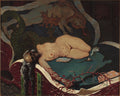 {{ product_title }} Fine Art Print | {{ product_vendor }} Jakero77 Marian Wawrzeniecki - Old Truth Lies in Books (1910) Nude - 17" x 22" Art Print Art Print  Jakero77