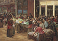 {{ product_title }} Fine Art Print | {{ product_vendor }} Jakero77 Max Liebermann - Judengasse in Amsterdam (1909) Signed -17" x 22" Fine Art Print Art Print  Jakero77