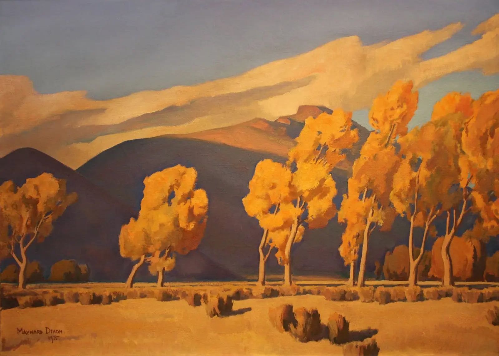 {{ product_title }} Fine Art Print | {{ product_vendor }} Jakero77 Maynard Dixon - November in Nevada (1935) - 17" x 22" Fine Art Print Art Print  Jakero77