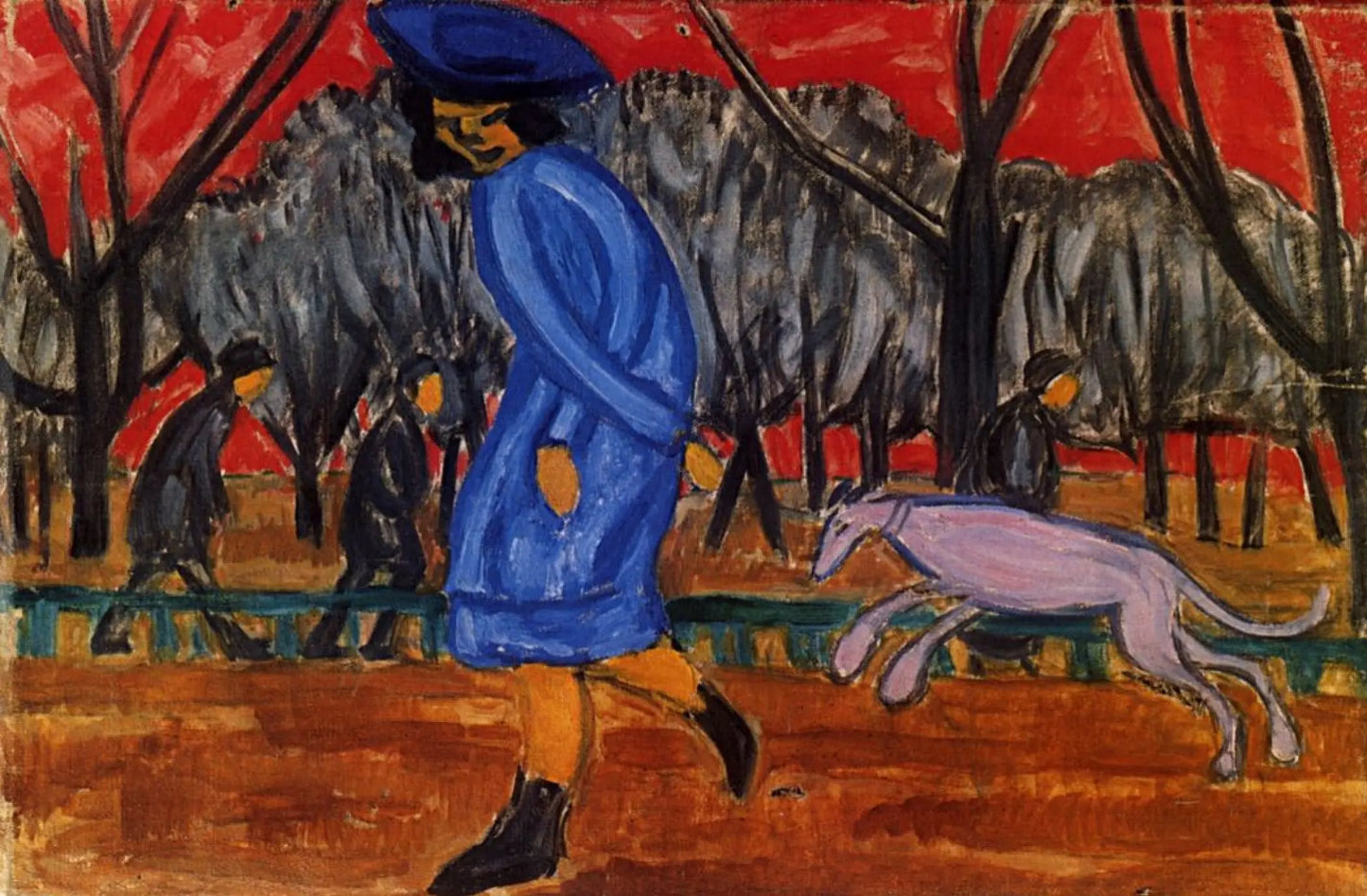 {{ product_title }} Fine Art Print | {{ product_vendor }} Jakero77 Olga Rozanova - Boulevard (1911) - 17" x 22" Fine Art Print Art Print  Jakero77