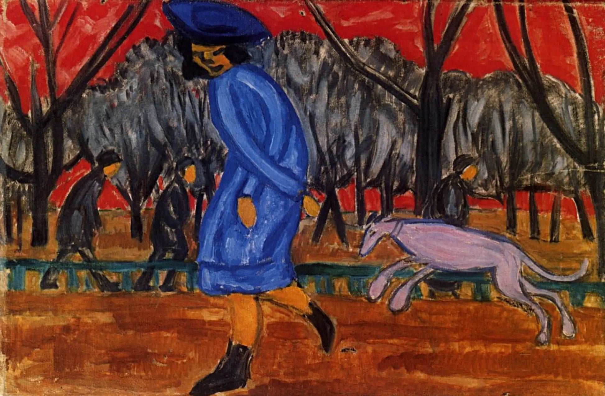 {{ product_title }} Fine Art Print | {{ product_vendor }} Jakero77 Olga Rozanova - Boulevard (1911) - 17" x 22" Fine Art Print Art Print  Jakero77