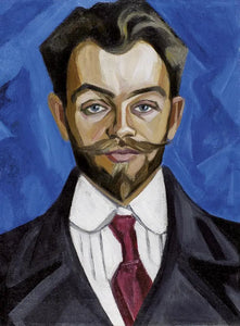 {{ product_title }} Fine Art Print | {{ product_vendor }} Jakero77 Olga Rozanova - Portrait of A. Rozanov (1912) - 17" x 22" Fine Art Print Art Print  Jakero77