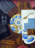 {{ product_title }} Fine Art Print | {{ product_vendor }} Jakero77 Olga Rozanova - Sideboard with Dishes (1915) Cubism - 17" x 22" Fine Art Print Art Print  Jakero77