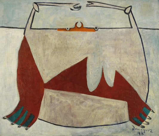 {{ product_title }} Fine Art Print | {{ product_vendor }} Jakero77 Oscar Dominguez - Autorretrato (Self-Portrait) 1948 Signed - 17" x 22" Art Print Art Print  Jakero77