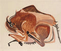 {{ product_title }} Fine Art Print | {{ product_vendor }} Jakero77 Oscar Dominguez - Bisonte de Altamira (1956) - 17" x 22" Fine Art Print Art Print  Jakero77