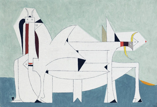 {{ product_title }} Fine Art Print | {{ product_vendor }} Jakero77 Oscar Dominguez - Composition Abstract - 17" x 22" Fine Art Print Art Print  Jakero77