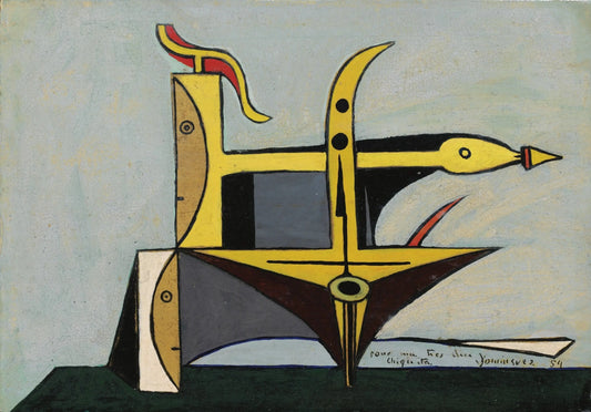 {{ product_title }} Fine Art Print | {{ product_vendor }} Jakero77 Oscar Dominguez - Composition (1954) Signed - 17" x 22" Fine Art Print Art Print  Jakero77