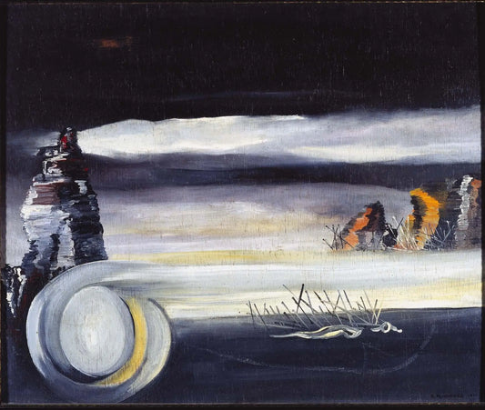 {{ product_title }} Fine Art Print | {{ product_vendor }} Jakero77 Oscar Dominguez - Cosmic Landscape (1938) Signed - 17" x 22" Fine Art Print Art Print  Jakero77