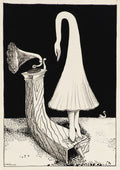 {{ product_title }} Fine Art Print | {{ product_vendor }} Jakero77 Oscar Dominguez - Le Souvenir de l'avenir (1938) Signed - 17" x 22" Fine Art Print Art Print  Jakero77