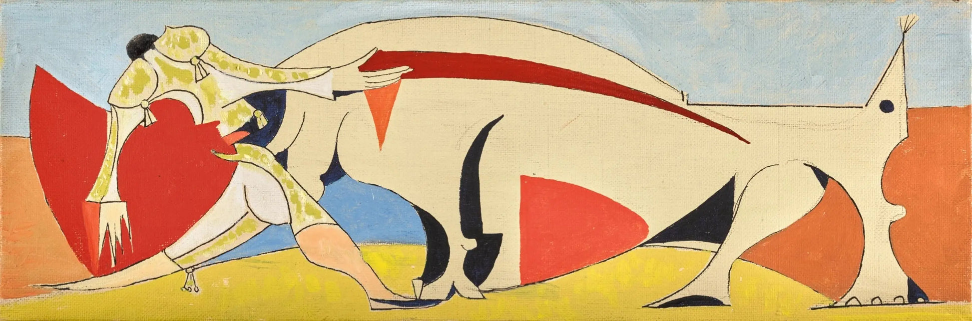 {{ product_title }} Fine Art Print | {{ product_vendor }} Jakero77 Oscar Dominguez - Le Torero (The Bullfighter) - 17" x 22" Fine Art Print Art Print  Jakero77