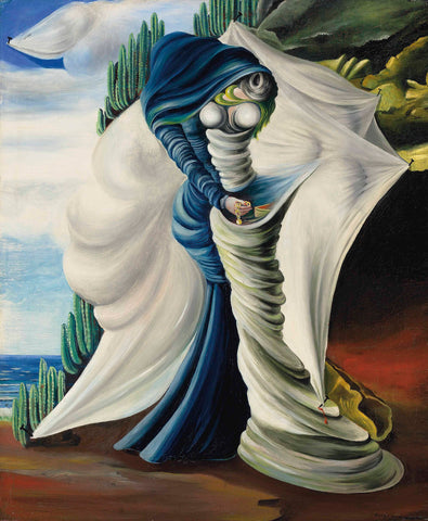 {{ product_title }} Fine Art Print | {{ product_vendor }} Jakero77 Oscar Dominguez - Madamme (1937) Signed - 17" x 22" Fine Art Print Art Print  Jakero77