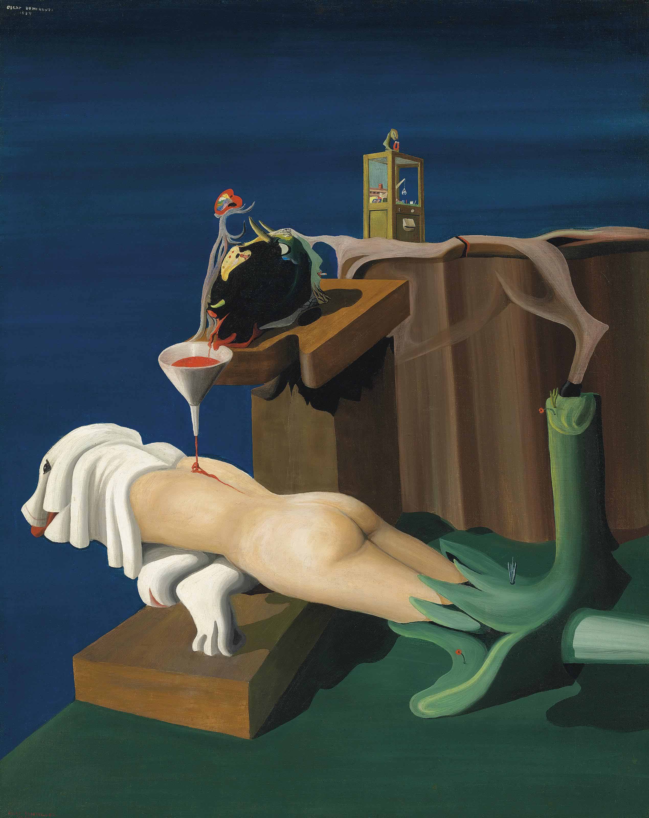{{ product_title }} Fine Art Print | {{ product_vendor }} Jakero77 Oscar Dominguez - Máquina de coser electro-sexual 1934 Signed - 17"x22" Art Print Art Print  Jakero77