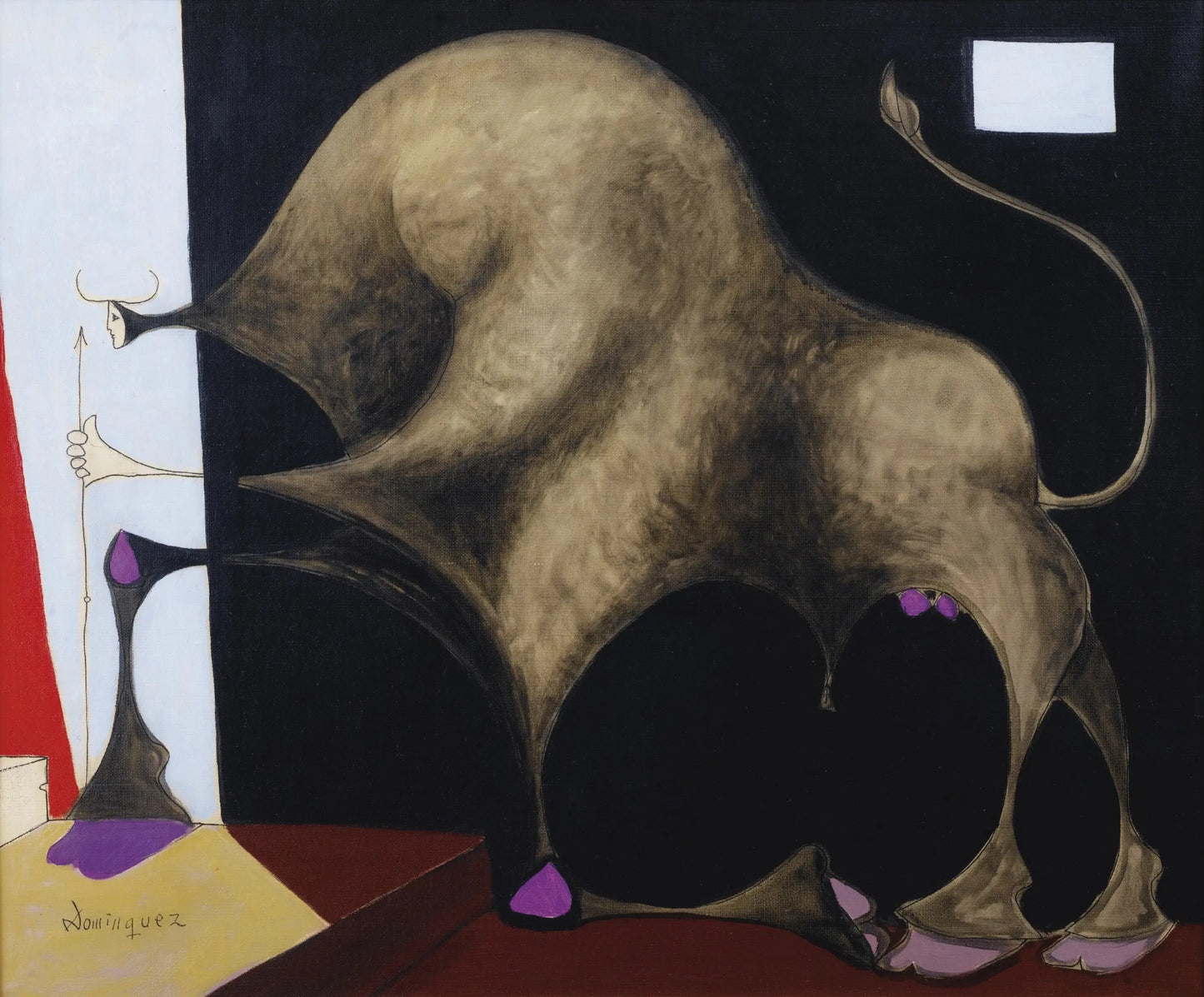 {{ product_title }} Fine Art Print | {{ product_vendor }} Jakero77 Oscar Dominguez - Minotaur Abstract Signed - 17" x 22" Fine Art Print Art Print  Jakero77