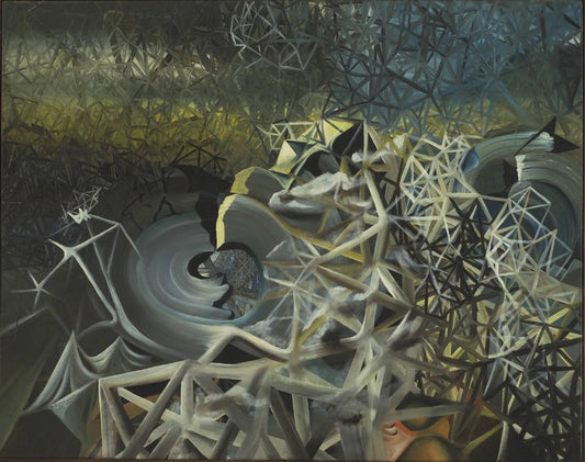 {{ product_title }} Fine Art Print | {{ product_vendor }} Jakero77 Oscar Dominguez - Nostalgia for Space (1939) - 17" x 22" Fine Art Print Art Print  Jakero77