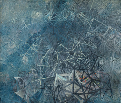 {{ product_title }} Fine Art Print | {{ product_vendor }} Jakero77 Oscar Dominguez - Paisaje de Redes (1939) Signed - 17" x 22" Fine Art Print Art Print  Jakero77