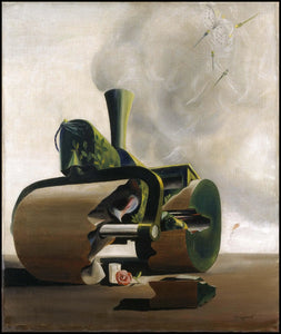 {{ product_title }} Fine Art Print | {{ product_vendor }} Jakero77 Oscar Dominguez - Steamroller and the Rose (1937) Signed - 17" x 22" Art Print Art Print  Jakero77