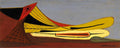 {{ product_title }} Fine Art Print | {{ product_vendor }} Jakero77 Oscar Dominguez - Untitled Abstract Yellow Signed - 17" x 22" Fine Art Print Art Print  Jakero77
