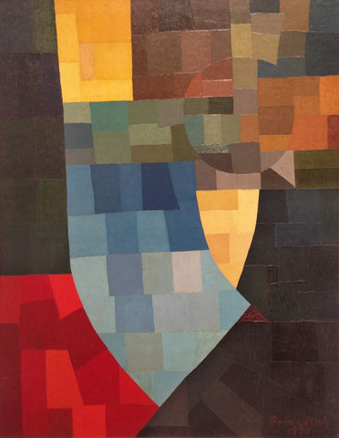 {{ product_title }} Fine Art Print | {{ product_vendor }} Jakero77 Otto Freundlich - Abstract Composition (1930) Signed - 17" x 22" Fine Art Print Art Print  Jakero77