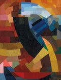 {{ product_title }} Fine Art Print | {{ product_vendor }} Jakero77 Otto Freundlich - Composition Abstract (1928) Signed - 17" x 22" Fine Art Print Art Print  Jakero77