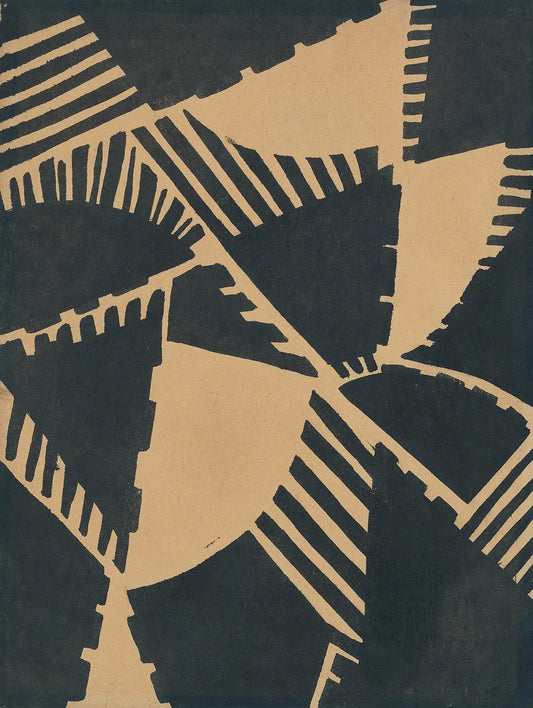 {{ product_title }} Fine Art Print | {{ product_vendor }} Jakero77 Otto Freundlich - Composition (1936-38) Monogrammed - 17" x 22" Fine Art Print Art Print  Jakero77