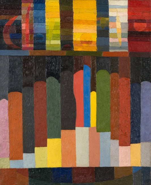 {{ product_title }} Fine Art Print | {{ product_vendor }} Jakero77 Otto Freundlich - Komposition (1926) Abstract - 17" x 22" Fine Art Print Art Print  Jakero77