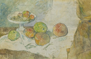 {{ product_title }} Fine Art Print | {{ product_vendor }} Jakero77 Paul Gauguin - Still Life with Fruit Plate (1880) Signed - 17" x 22" Fine Art Print Art Print  Jakero77