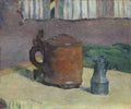 {{ product_title }} Fine Art Print | {{ product_vendor }} Jakero77 Paul Gauguin - Wood Tankard and Metal Pitcher (1880) Signed - 17" x 22" Art Print Art Print  Jakero77