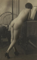 {{ product_title }} Fine Art Print | {{ product_vendor }} Jakero77 Paul Outerbridge Jr. - Standing Nude with Chair (1924) - 17"x22" Fine Art Print Art Print  Jakero77
