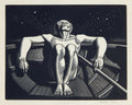 {{ product_title }} Fine Art Print | {{ product_vendor }} Jakero77 Rockwell Kent - Drifter (1933) Signed - 17" x 22" Fine Art Print Art Print  Jakero77