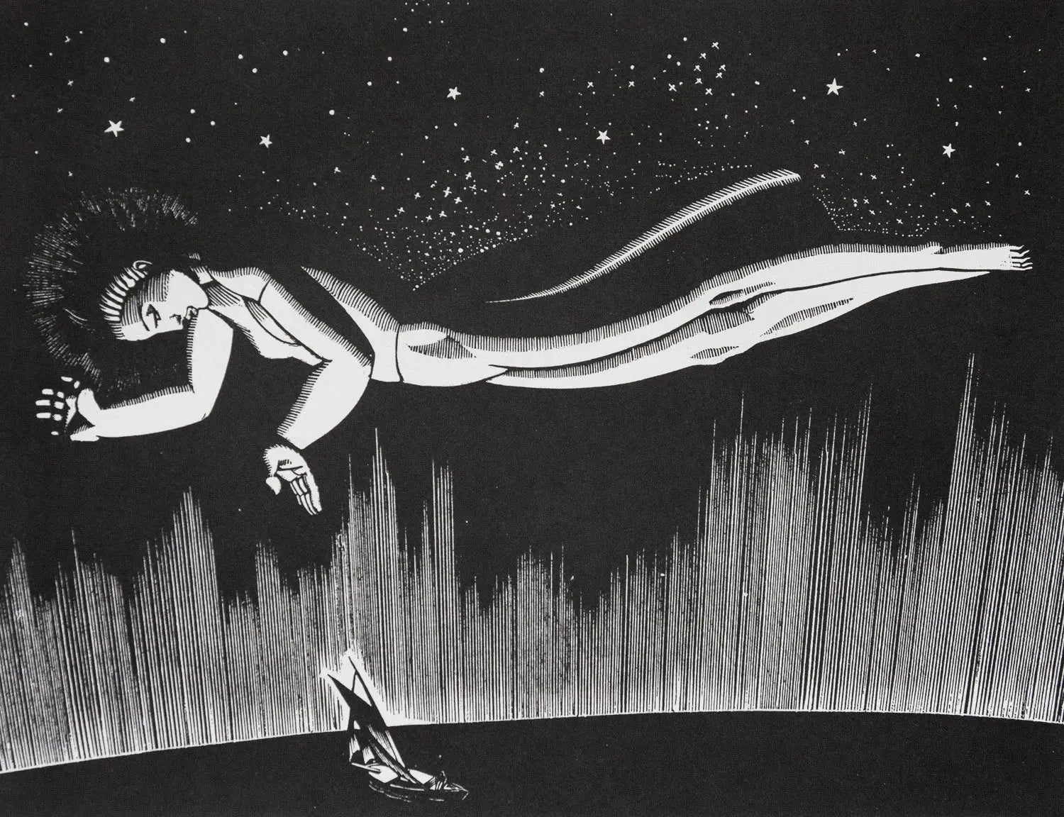 {{ product_title }} Fine Art Print | {{ product_vendor }} Jakero77 Rockwell Kent - Godspeed - 17" x 22" Fine Art Print Art Print  Jakero77