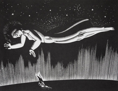 {{ product_title }} Fine Art Print | {{ product_vendor }} Jakero77 Rockwell Kent - Godspeed - 17" x 22" Fine Art Print Art Print  Jakero77