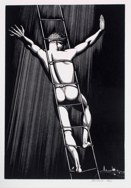 {{ product_title }} Fine Art Print | {{ product_vendor }} Jakero77 Rockwell Kent - Hail and Farewell (1930) Signed - 17" x 22" Fine Art Print Art Print  Jakero77