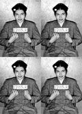 {{ product_title }} Fine Art Print | {{ product_vendor }} Jakero77 Rosa Parks Mugshot Civil Rights (1956) Joe Rogan Podcast - 17"x22" Fine Art Print Art Print  Jakero77